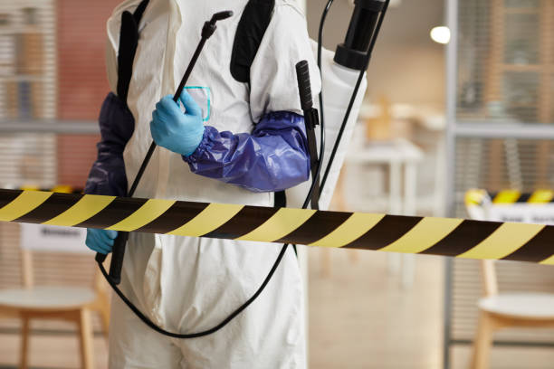 Professional Biohazard technician working in Lakewood, WI